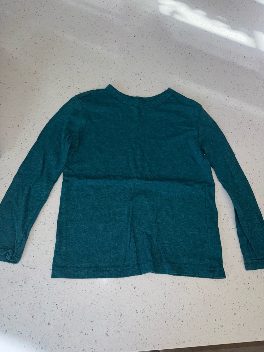 Kids Long-Sleeve Crewneck Shirt - Teal